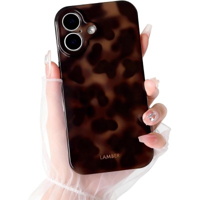 Funda estética para iPhone 17, diseño de leopardo para mujer, diseño de leopardo, funda protectora d